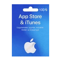 Apple Store App Store & iTunes Hediye Kartı 100TL Paketi