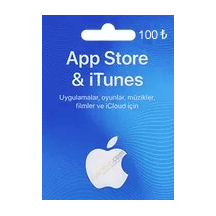 App Store & iTunes Hediye Kartı 100TL Paketi