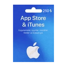 App Store & iTunes Hediye Kartı 250TL Paketi