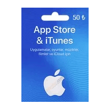 Apple Store App Store & iTunes Hediye Kartı 50TL