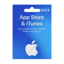 Apple Store App Store & iTunes Hediye Kartı 500TL