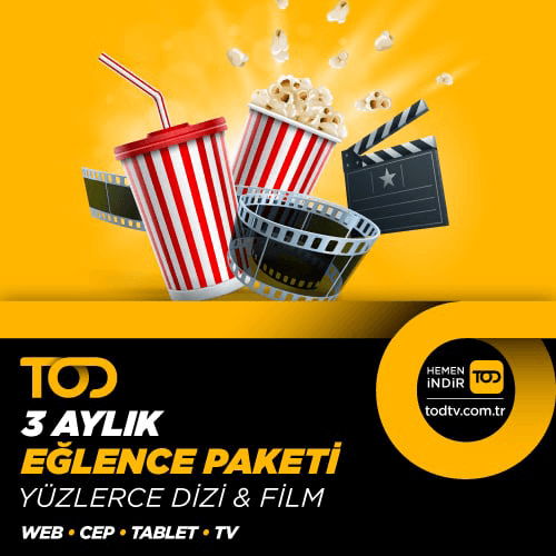 TOD Eğlence - 3 Aylık - 4 Ekran Paketi