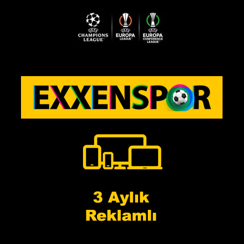 Exxen Spor 3 Aylık Reklamlı