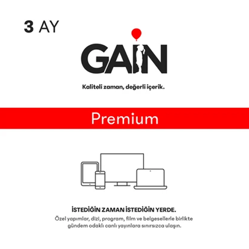 GAIN 3 Aylık Paket Paketi