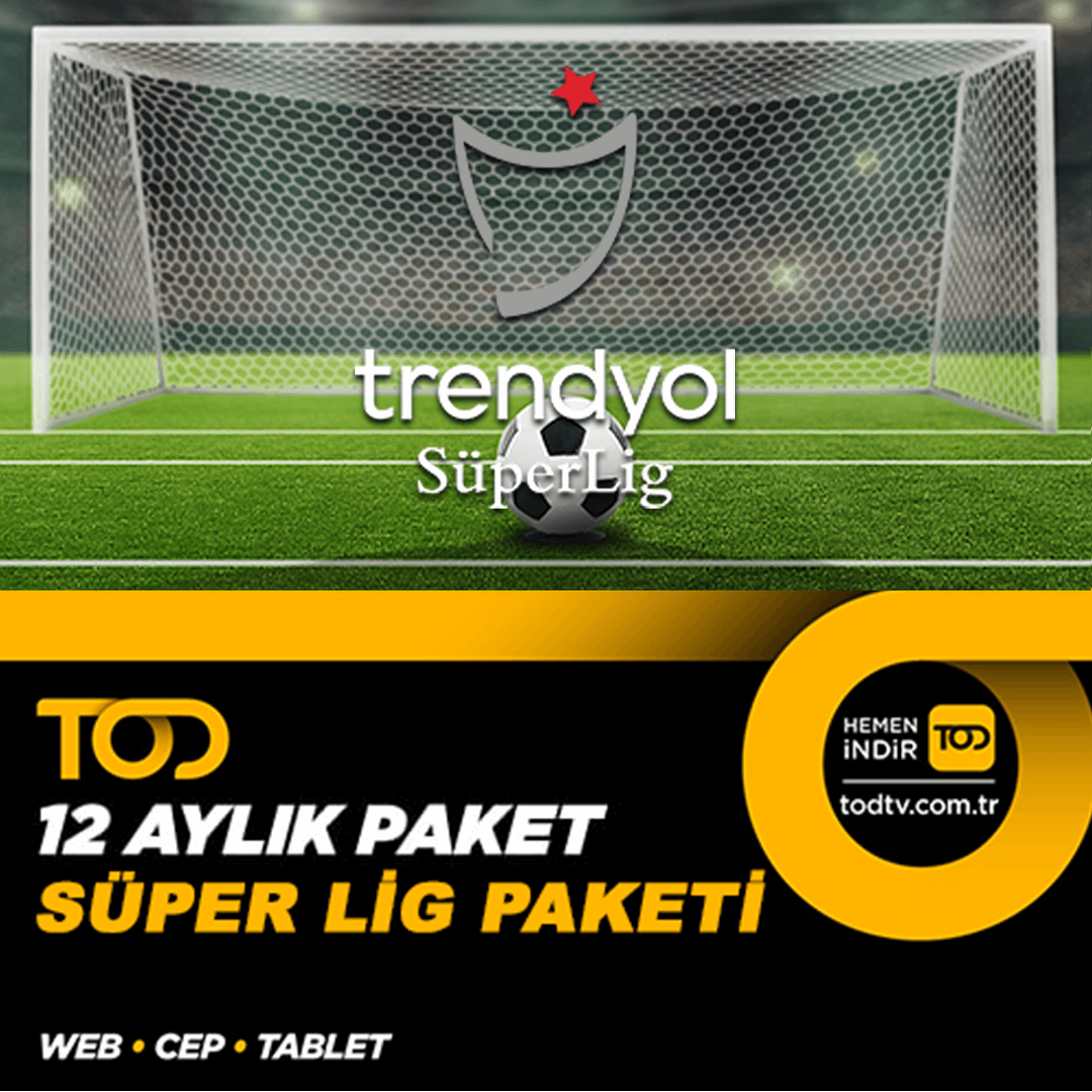 TOD Süper Lig - 12 Aylık - 3 Ekran Paketi