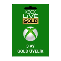 Microsoft Xbox Live 3 Ay Gold Üyelik